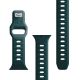 13. Pasek silikonowy 3mk Silicone Watch Strap do Apple Watch 38 / 40 / 41 mm - zielony