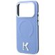 6. Etui Karl Lagerfeld Grained Embossed Ring & Kameo Logo MagSafe na iPhone 18 Pro / 17 Pro - jasnoniebieskie