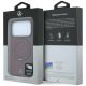 8. Etui Mercedes Leather with Ring Stand MagSafe na iPhone 18 Pro Max / 17 Pro Max - burgundowe