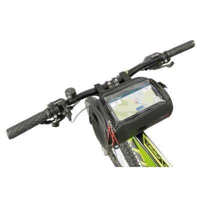 4. TROIKA BKB30/BK torba i kosz rowerowy Przednie Torba rowerowa 4 l Nylon, PCW, Brezent Czarny
