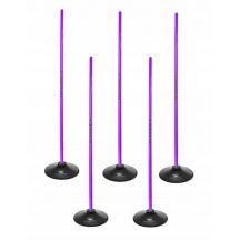 Laski Yakima tor przeszkód slalomowy 100cm 100869 fioletowy