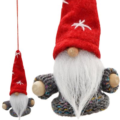 6. ZAWIESZKA BOMBKA SKRZAT CZERWONY 11CM