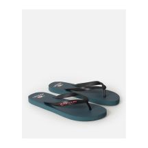 Japonki plażowe RIP CURL Icons Of Surf Bloom Open Toe turkusowe