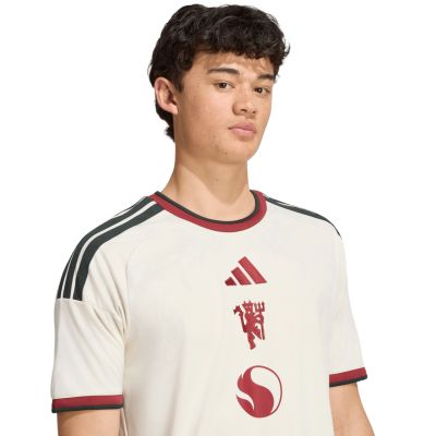 5. Koszulka męska adidas Manchester United 26/27 Third Jersey beżowa KA6876