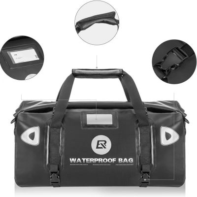 2. Torba motocyklowa Rockbros AS-005BK wodoodporna - czarna