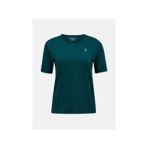 Koszulka damska PEAK PERFORMANCE W Wool-Blend Shortsleeve kolor zielony
