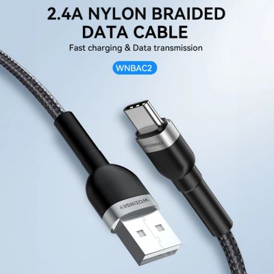 6. Kabel Wozinsky WNBAC2 USB-A / USB-C 2.4A 2 m - czarny