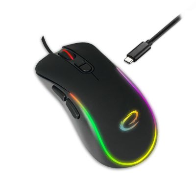 16. ESPERANZA MYSZ PRZEWOD. 7D DLA GRACZY HESPERIS USB-C EGM303