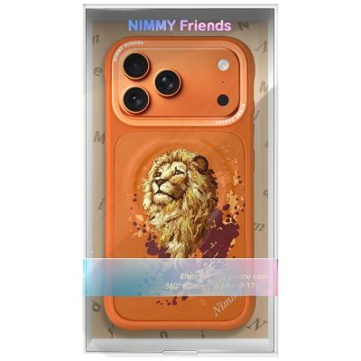 7. Etui Nimmy Lew MagSafe na iPhone 17 Pro Max - pomarańczowe