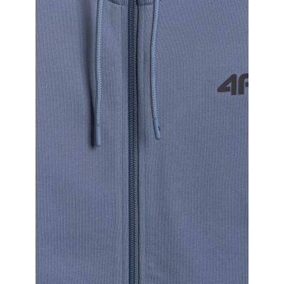 8. Bluza rozpinana z kaputem męska 4F 4FRSS26TSWSM3106-30S