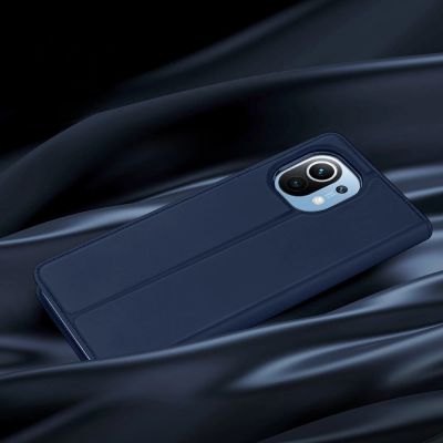 20. DUX DUCIS Skin Pro kabura etui pokrowiec z klapką Xiaomi Mi 11 niebieski