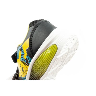 7. Leomil Pokemon buty sportowe dziecięce sneakersy lekkie na rzep czarne żółte