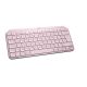 18. Klawiatura bezprzewodowa LOGITECH MX Keys Mini 920-010500 Różowa