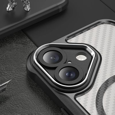 6. Etui silikonowe Leading Series MagSafe do iPhone 16 - czarne