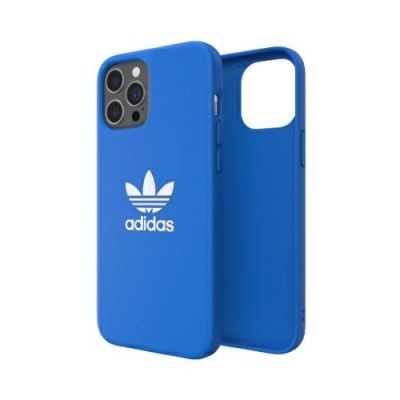 4. Etui Adidas OR Moulded Case Basic na iPhone 12 Pro Max - niebiesko-białe