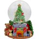 2. KULA ŚNIEŻNA LED Z MUZYKĄ 8 MELODII 16,5X13X12CM CHOINKA