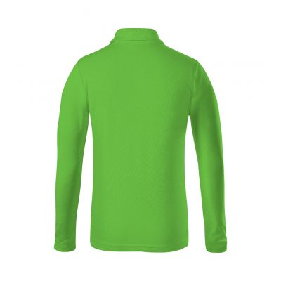 3. Koszulka polo Malfini Pique Polo LS Jr MLI-24192 green apple
