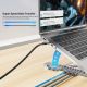 14. UNITEK PODSTAWKA POD LAPTOP REGULOWANA + HUB USB-C/A, HDMI 2.0, PD 100W