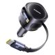 3. Ładowarka samochodowa Baseus Enjoyment Max 90W 2 x kabel USB-C + USB-A + USB-C - czarna