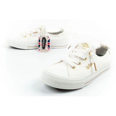 8. Lee Cooper buty sportowe damskie trampki modne białe wsuwane