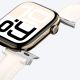 7. Skórzany pasek AMAZINGTHING Class Band do Apple Watch 45 / 46 / 49 mm - jasnobeżowy