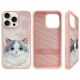 2. Etui Nimmy Big Eyed Pet 2.0 Cat na iPhone 15 Pro Max - różowe