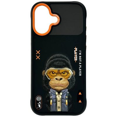 8. Etui Nimmy Cool&Cute 2.0 Gorilla na iPhone 17 - czarne