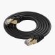 5. Kabel sieciowy Ethernet Orico PUG-C7B CAT7 10Gbps RJ45 internetowy LAN płaski 20 m - czarny