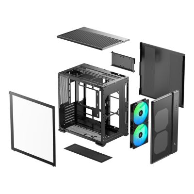11. DeepCool CG590 MESH 2F Midi Tower Czarny