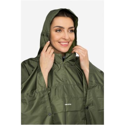 4. Poncho przeciwdeszczowe VIKING Vesper Backpack, zielone