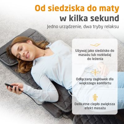 3. Biurowa mata masująca Shiatsu Medisana MC 700