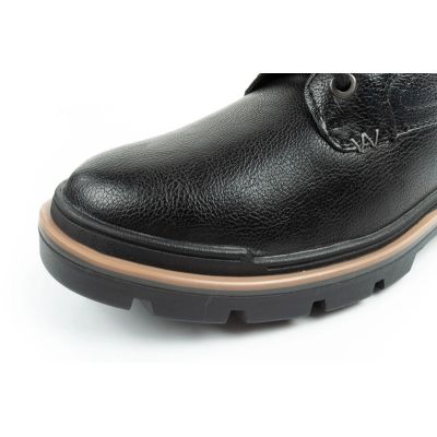 15. Wrangler Nevada buty męskie sztyblety trzewiki eleganckie modne sznurowane czarne