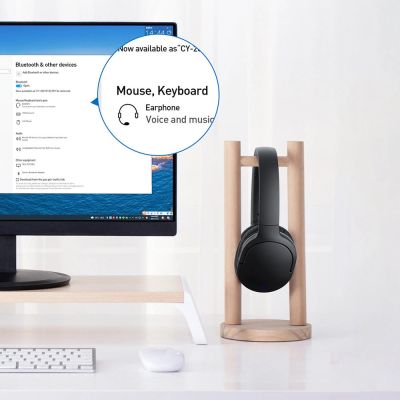 20. Baseus BA04 mini adapter Bluetooth 5.0 USB odbiornik nadajnik do komputera czarny (ZJBA000001)
