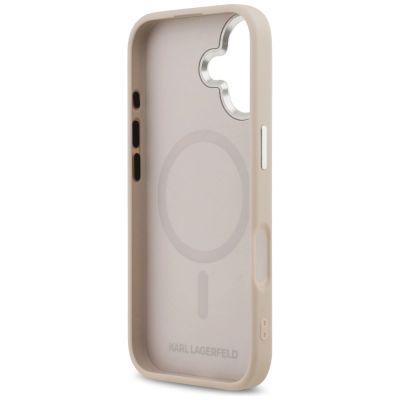 7. Etui Karl Lagerfeld Karl & Choupette Pins MagSafe do iPhone 17 różowe