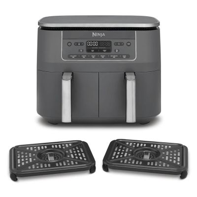 4. Ninja DZ300EU frytkownica Podwójny 7,6 l Autonomiczny 2470 W Frytkownica na gorące powietrze Szary
