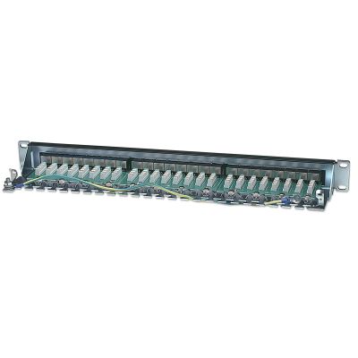 4. Intellinet Patch panel 19'' 24 porty STP kat. 6 czarny