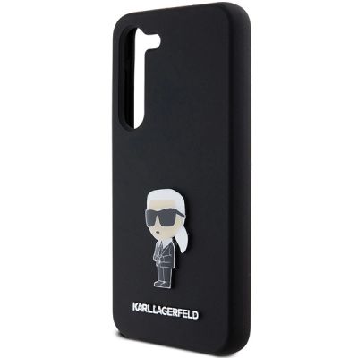 6. Etui Karl Lagerfeld Silicone Ikonik Metal Pin na Samsung Galaxy S23+ - czarne