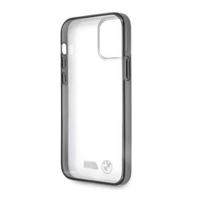 7. Etui BMW Sandblast na iPhone 12 Pro Max - przezroczyste
