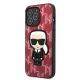 2. Etui Karl Lagerfeld Monogram Ikonik Patch na iPhone 13 Pro / iPhone 13 - czerwone