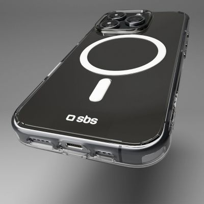 6. Etui SBS Extreme Mag D3O MagSafe do iPhone 16 Pro - przezroczyste