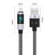 2. Kabel Orico LDA2L USB-A do Lightning 12 W z wyświetlaczem LED 0.5 m - czarno-srebrny