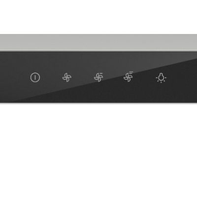 6. Okap teleskopowy GORENJE TH64E3SGB - front czarne szkło