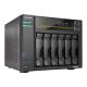 5. NAS Asustor AS6806T; Tower; 6x (3.5" SATA HDD/ 2.5" SSD); AMD Ryzen Embedded V3C14; 16G ECC DDR5 SODIMM (max. 64GB), 2x 10GbE, 2x 5GbE, 4x M.2 2280 NVMe PCIe 4.0, 2x USB4, 2x USB 3.2 Gen, 1x optional 10 GbE card