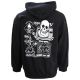 2. Bluza z kapturem Vans Czarna Crazy Eddy 66 Loose Pullover Hoodie - VN000JE7BLK