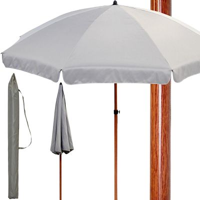 PARASOL OGRODOWY 220CM SZARY