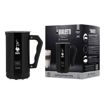 6. Bialetti Milk Frother MKF02 nero elektryczny spieniacz do mleka