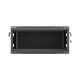 25. LANBERG SZAFA INSTALACYJNA RACK WISZĄCA 19" 4U 600X600 CZARNA DRZWI METALOWE (FLAT PACK)