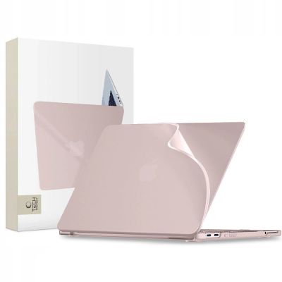Etui Tech-Protect Softshell na MacBook 13" 2026 - różowe matowe