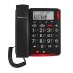 4. amplicomms BigTel 50 Alarm Plus Telefon analogowy Nazwa i identyfikacja dzwoniącego Ciemny Szary