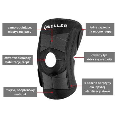 5. Samoregulujący stabilizator kolana Orteza Mueller Self-Adjusting Knee